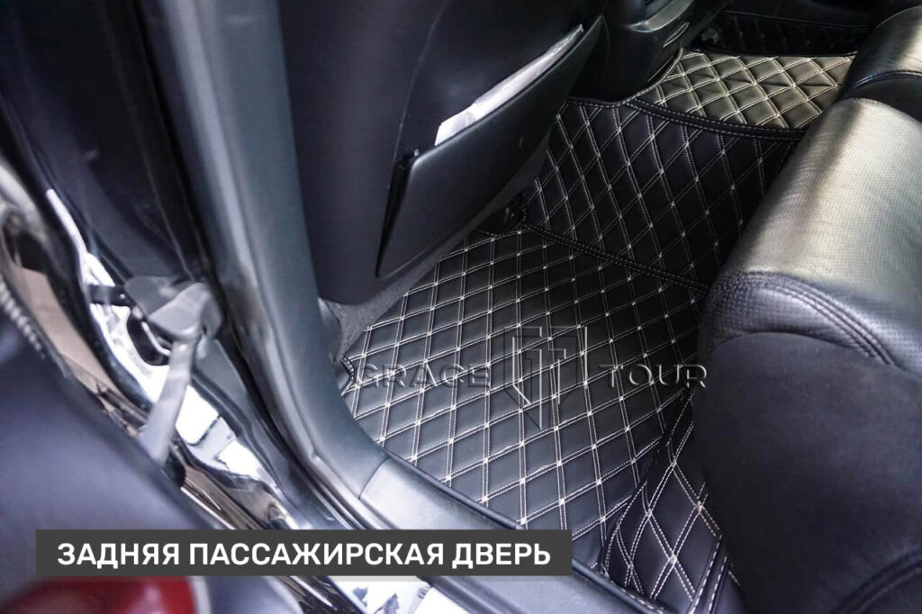 Коврики из экокожи 3D для Lexus GS пассажирские, материал Люкс