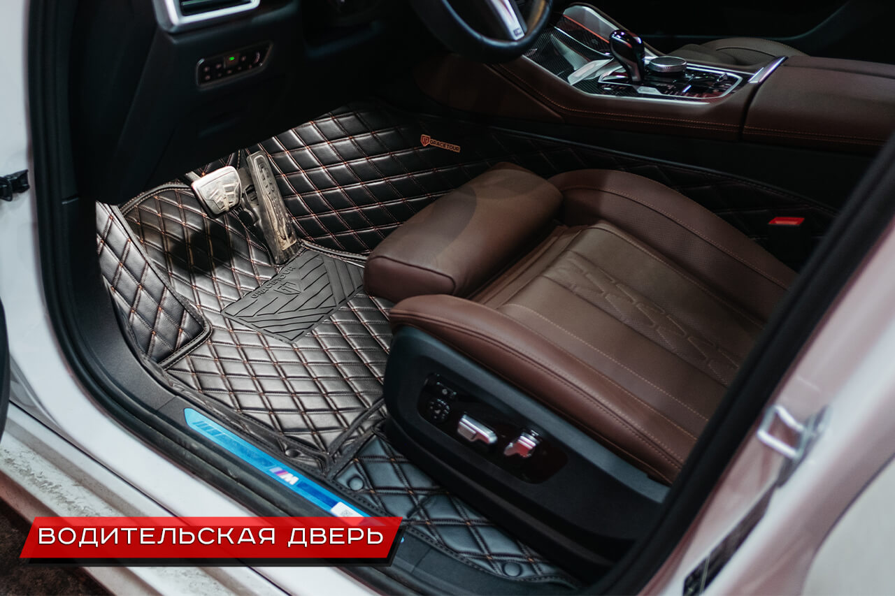 Водительский коврик из экокожи Престиж для BMW X6 G06