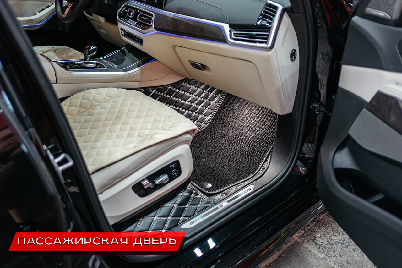 Автомобильные коврики 3D из экокожи Престиж для салона BMW X5
